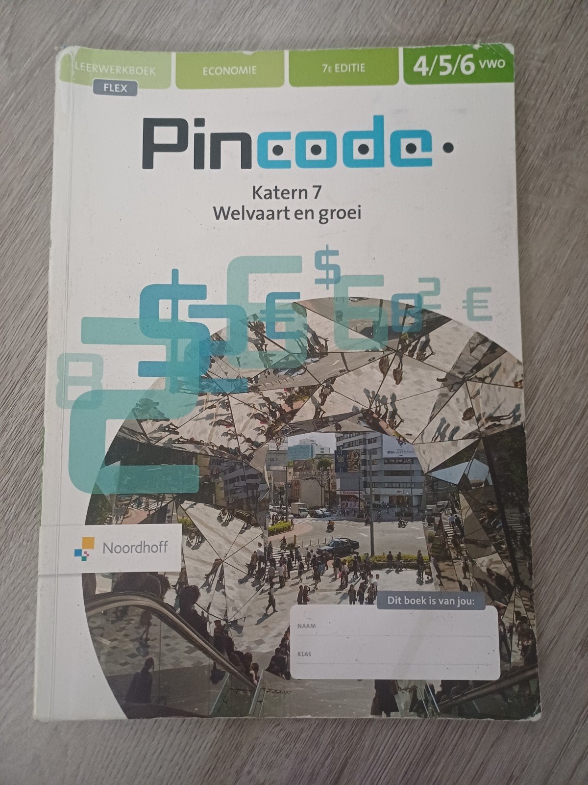 Pincode Katern 7 Welvaart en groei 4/5/6 VWO Economie, Gelezen, VWO, Noordhoff, Economie