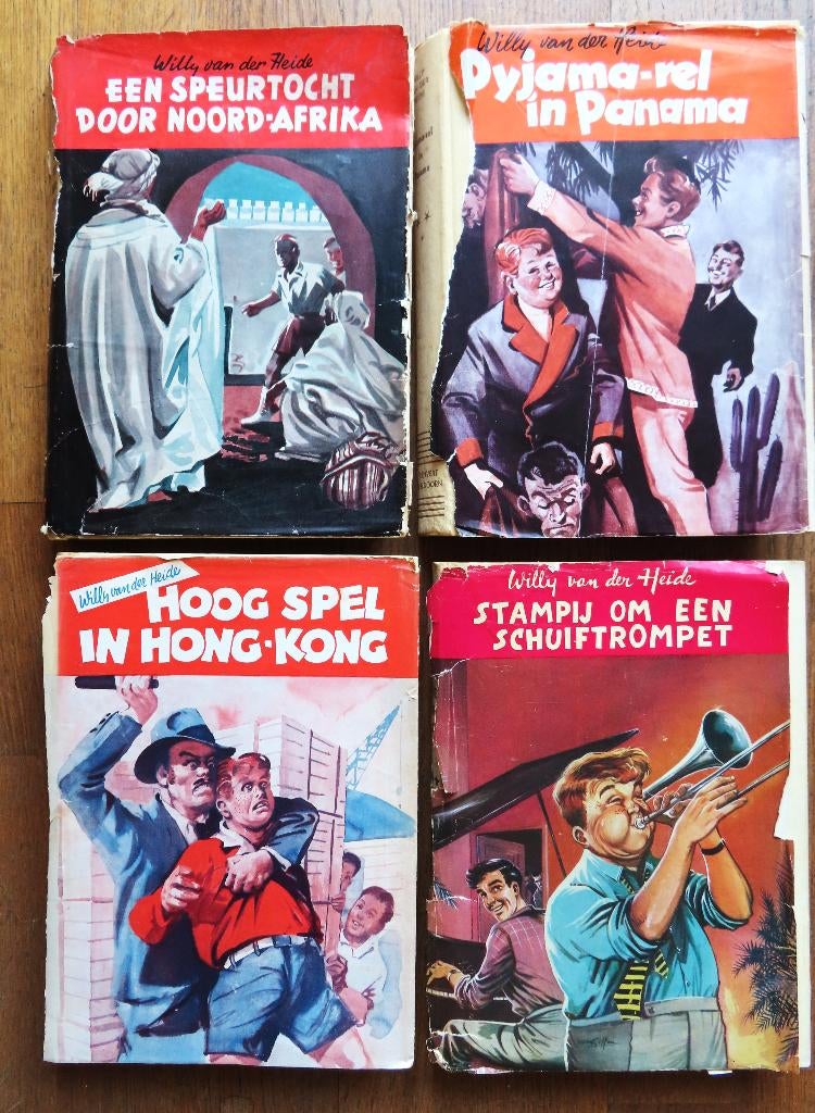 4x Bob Evers ( 1e druk delen 10, 21, 24, 26 HC deel omslag ), Ophalen of Verzenden, Gelezen