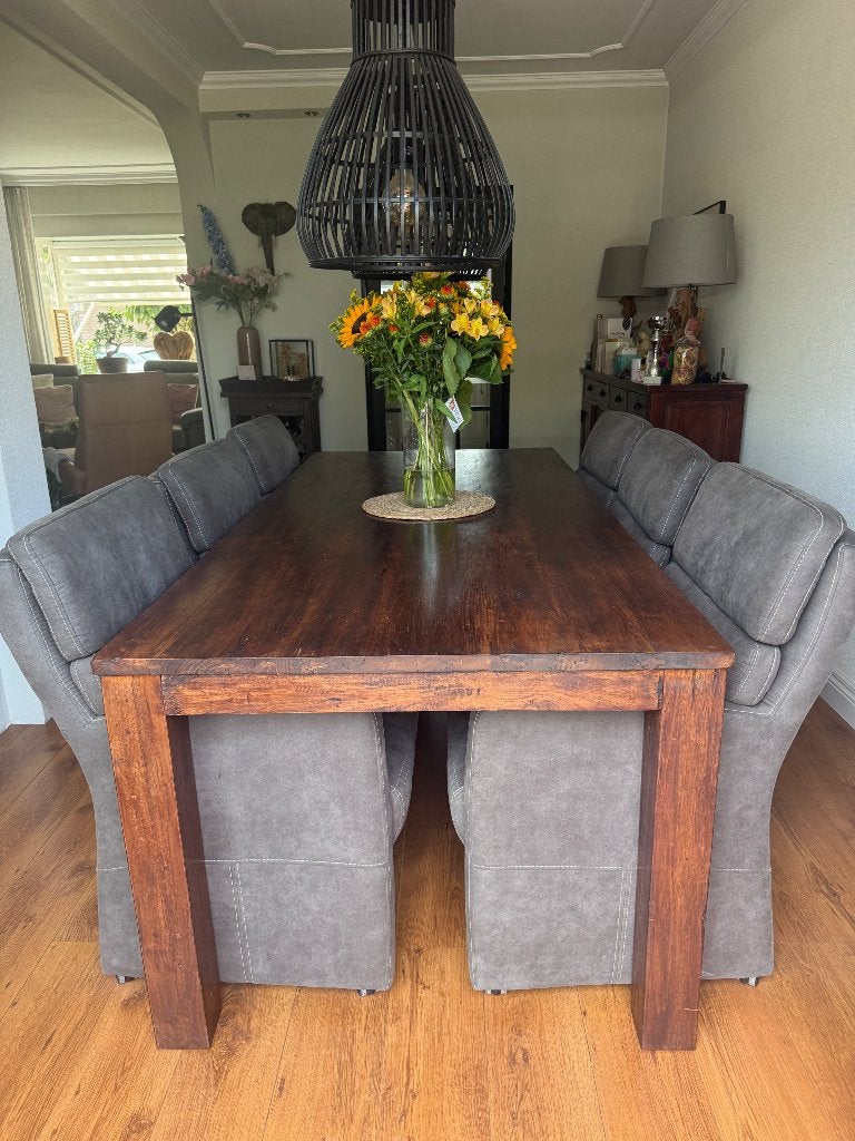 Mooie eethoek met 6 verrijdbare stoelen, Ophalen