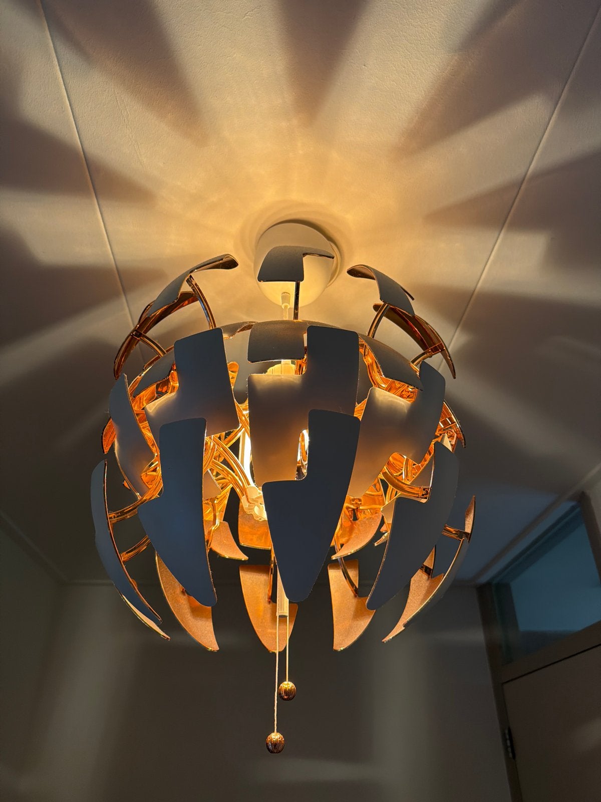 IKEA PS 2022 Hanglamp - Inklapbaar/Uitklapbaar, Ophalen, Zo goed als nieuw, Metaal, E27 (groot)