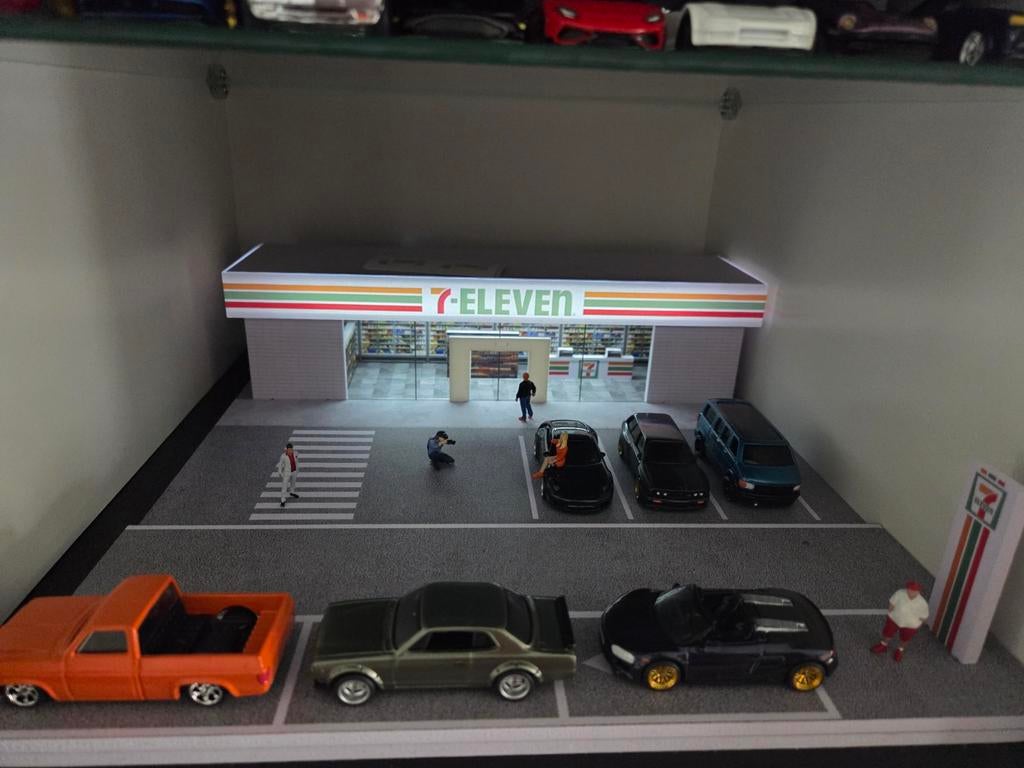 Custom hotwheels diorama, Ophalen of Verzenden, Nieuw, 1:50 of kleiner, Diorama