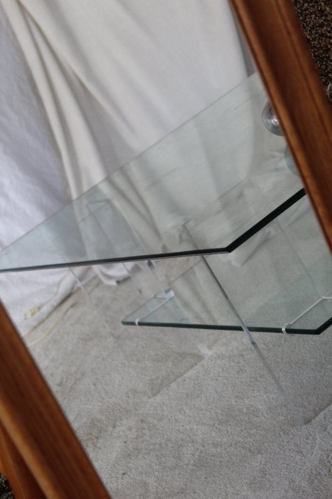 Salontafel Glas Vintage Design Plexiglas Midcentury, Midcentury Modern, Retro, Design, Vintage, Vierkant, Ophalen of Verzenden