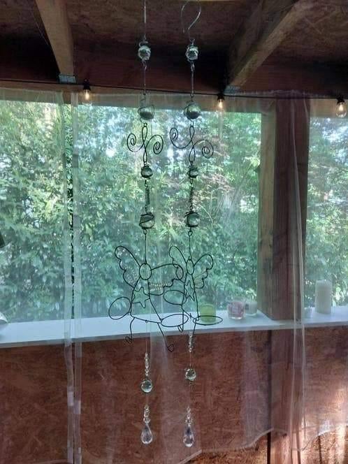 2xWanddecoratie, breedte 22cm, H 95cm=2,50euro, Ophalen of Verzenden, Gebruikt