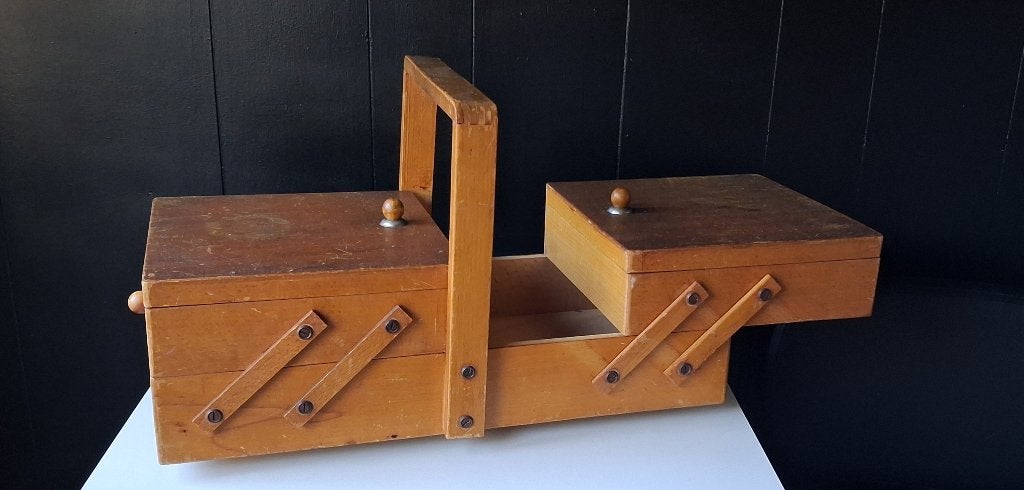 Houten Naaikist, Ophalen of Verzenden