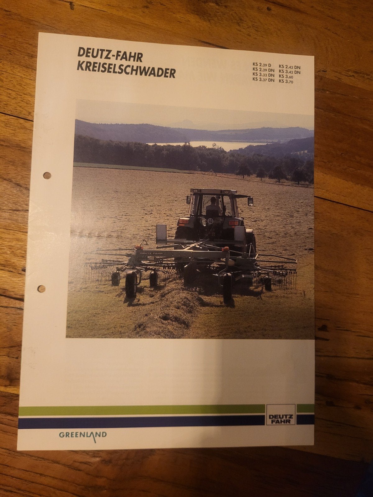 tractor folder Deutz-Fahr Kreiselschwader, Ophalen of Verzenden, Zo goed als nieuw