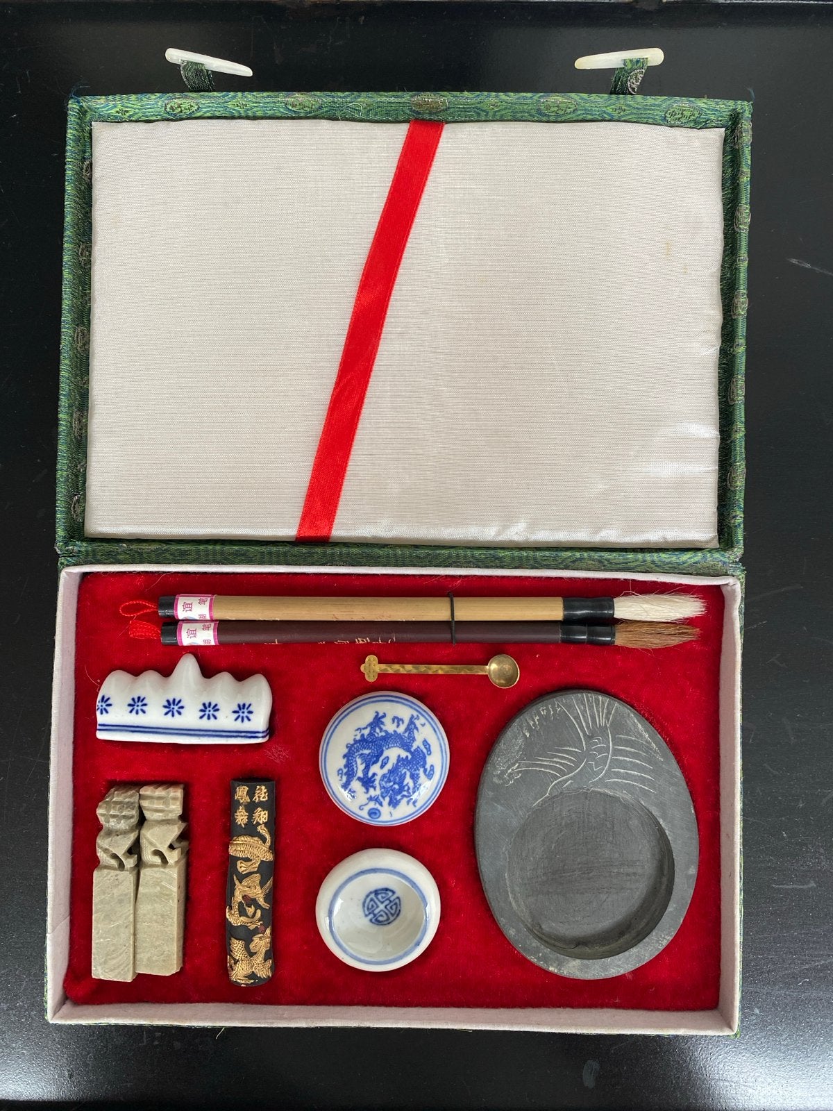 Chinese Kalligrafie Set - Compleet met Kwasten en Inkt, Ophalen of Verzenden, Zo goed als nieuw, Overige typen