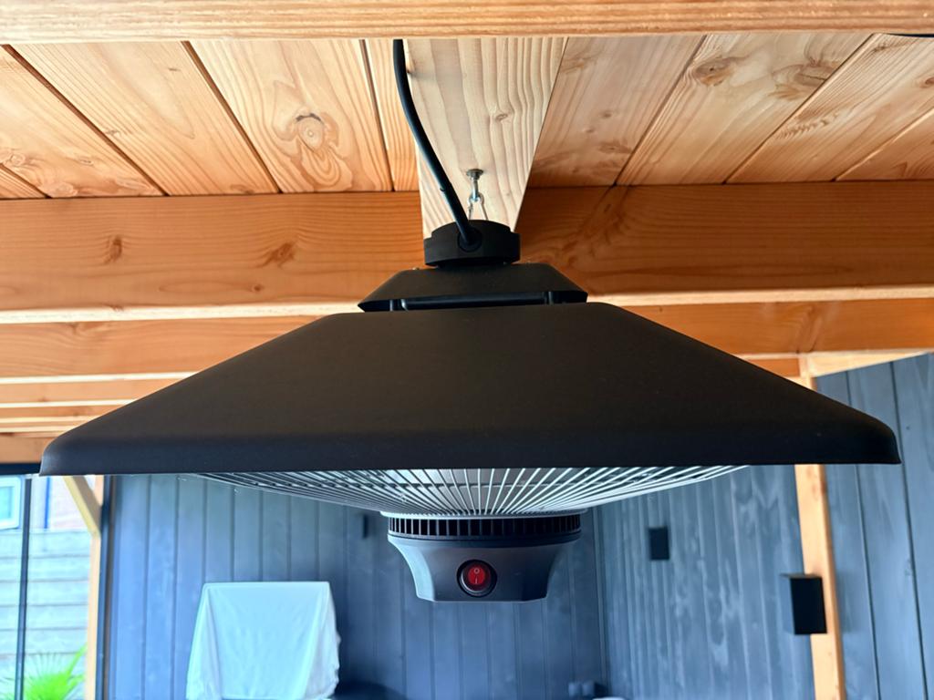 Elektrische plafondheater voor terras of overkapping, Ophalen, Zo goed als nieuw, Elektrisch, Plafond