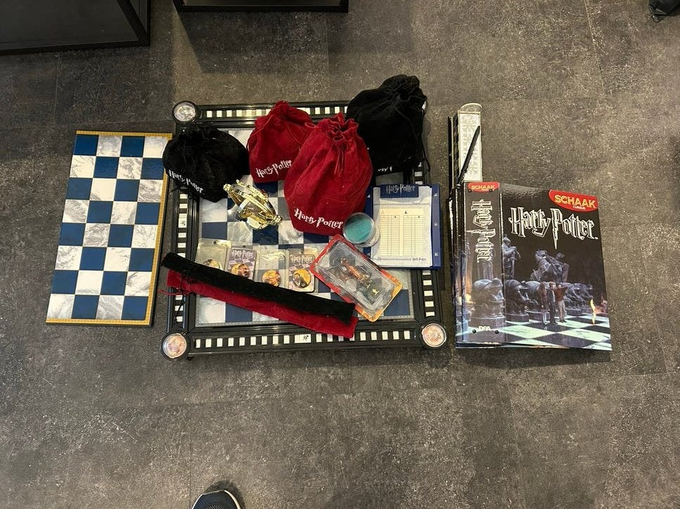 Volledige Harry Potter Schaakset + extra draak, Ophalen, Gebruikt, Spel
