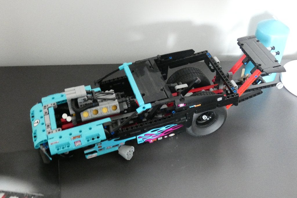 42050 LEGO Technic Drag Racer, Lego, Compleet, Ophalen of Verzenden, Zo goed als nieuw