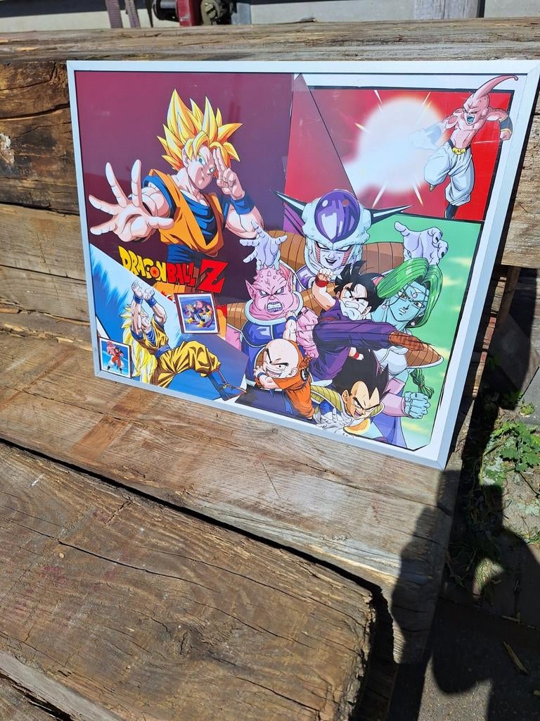 Dragon Ball Z Poster - Ingelijst, Ophalen of Verzenden, Zo goed als nieuw