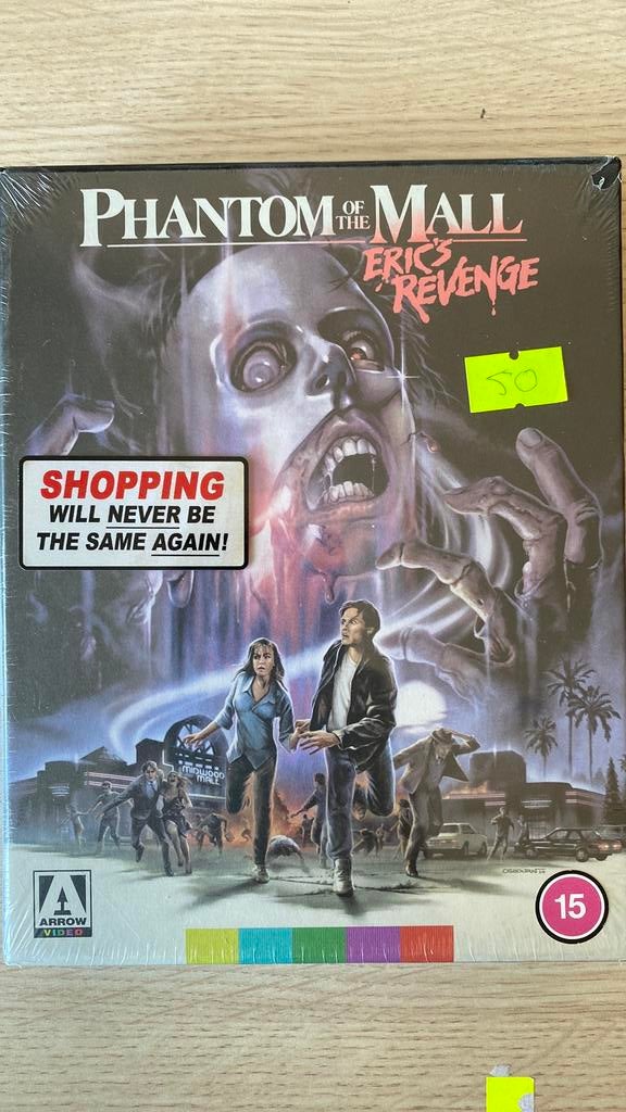 Phantom of the mall blu ray BOX NIEUW, Ophalen of Verzenden, Nieuw in verpakking, Horror