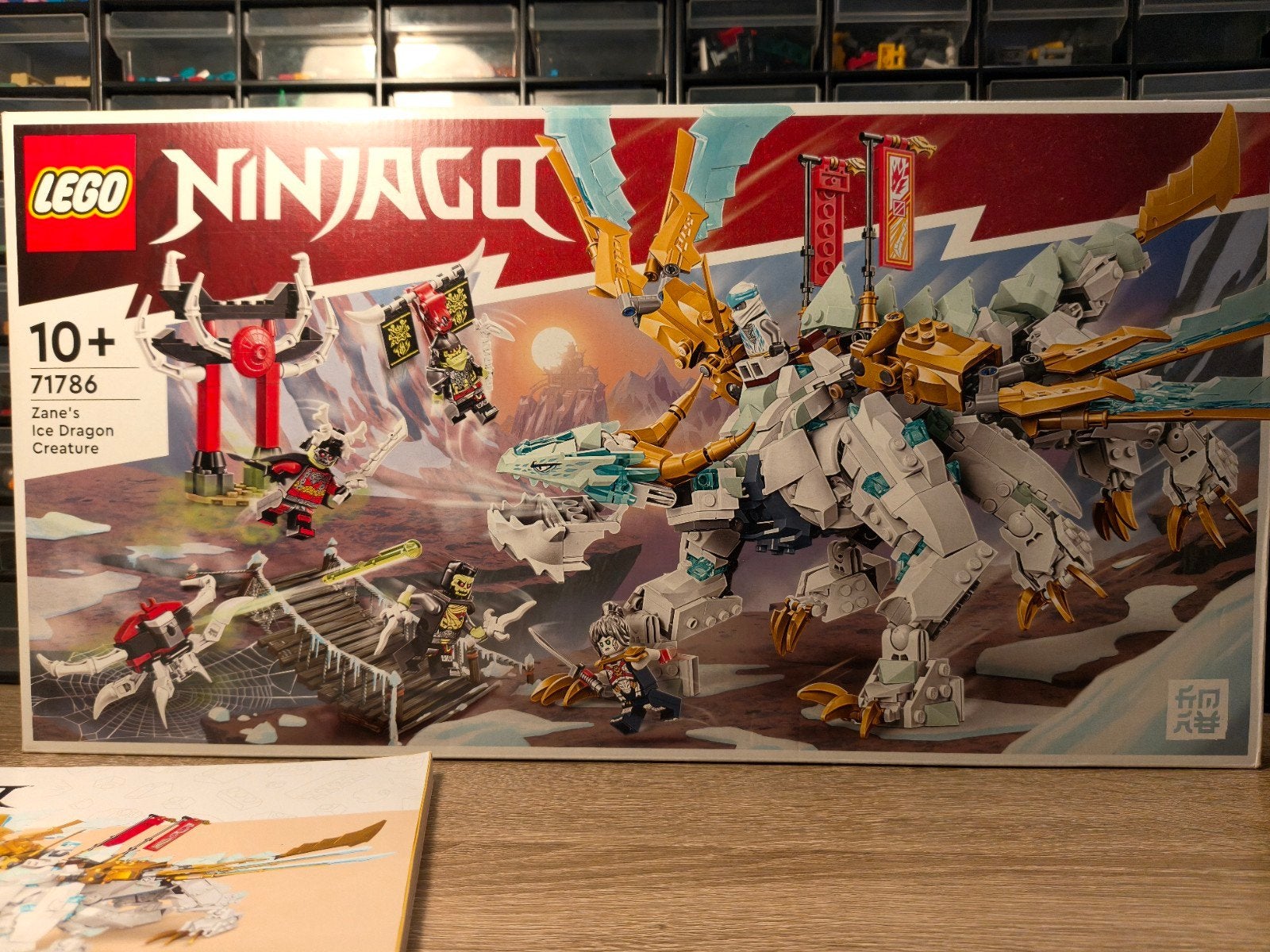 71786 Ninjago Zane's Ice Dragon Creature, Ophalen of Verzenden, Zo goed als nieuw, Ninjago, Lego