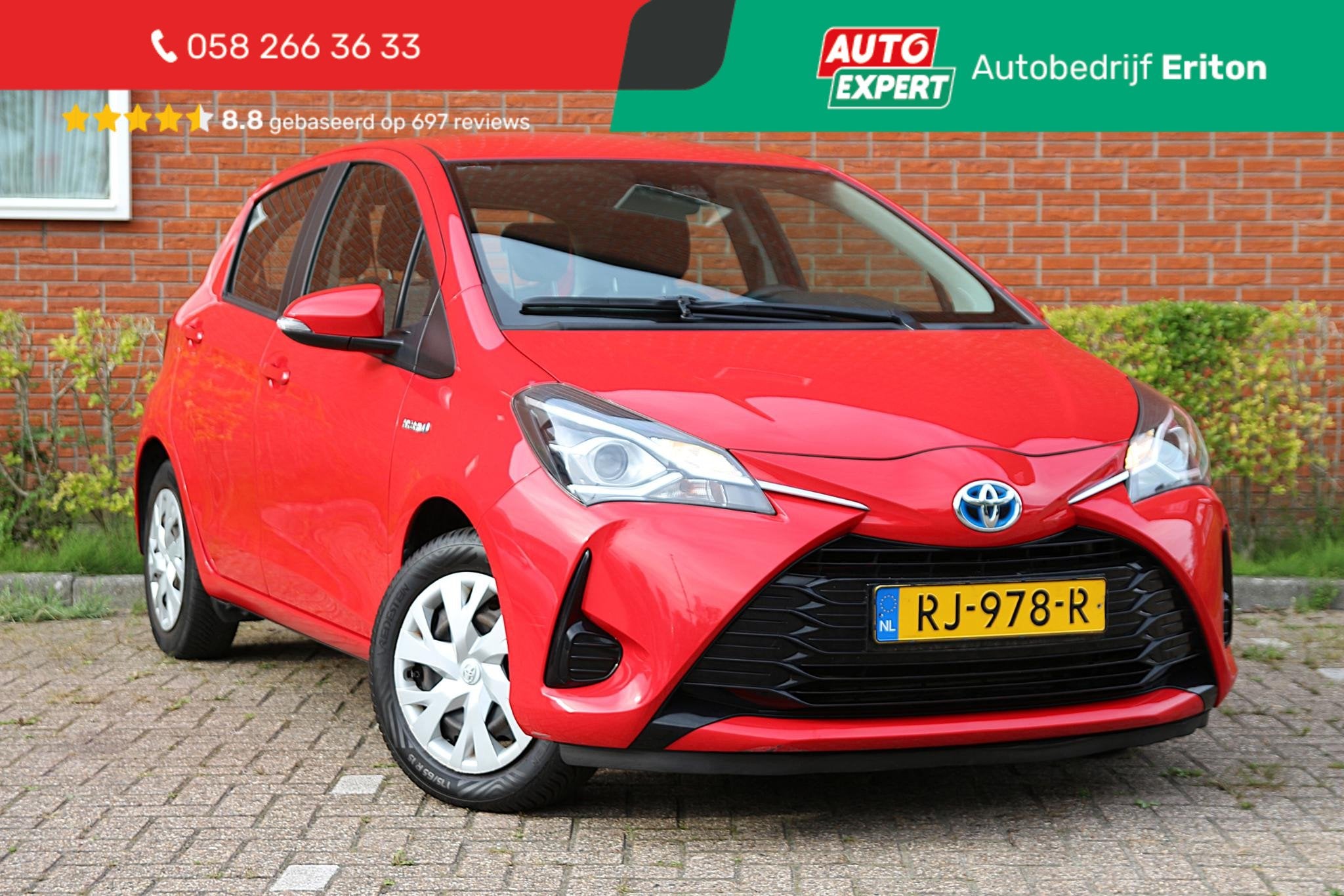 Toyota Yaris 1.5 Hybrid Aspiration | NL-auto | Hybride | Nav, Auto's, Gebruikt, 4 cilinders, 49 €/maand, Origineel Nederlands