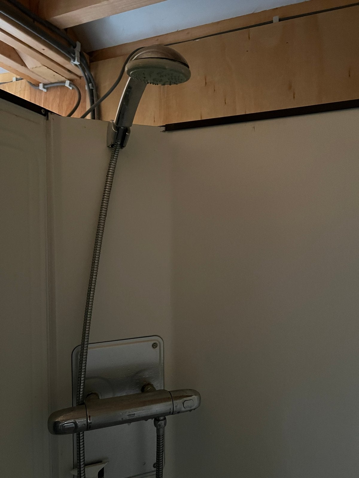 Nooddouche/tijdelijke douche met boiler, Doe-het-zelf en Verbouw, Ophalen, Gebruikt, Douche