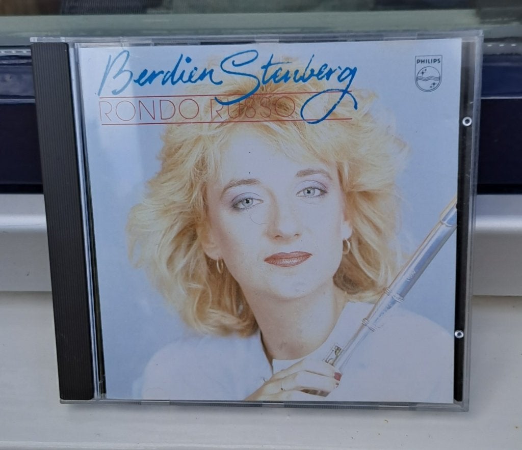 Prachtige CD van Berdien Stenberg.( Rondo Russo).💿🪈, Cd's en Dvd's, Cd's | Instrumentaal, Verzenden, Klassieke muziek, Zo goed als nieuw
