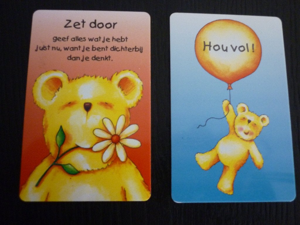 Wenskaartje zet door / hou vol / pasje met tekst - NIEUW !!!, Ophalen of Verzenden, Nieuw