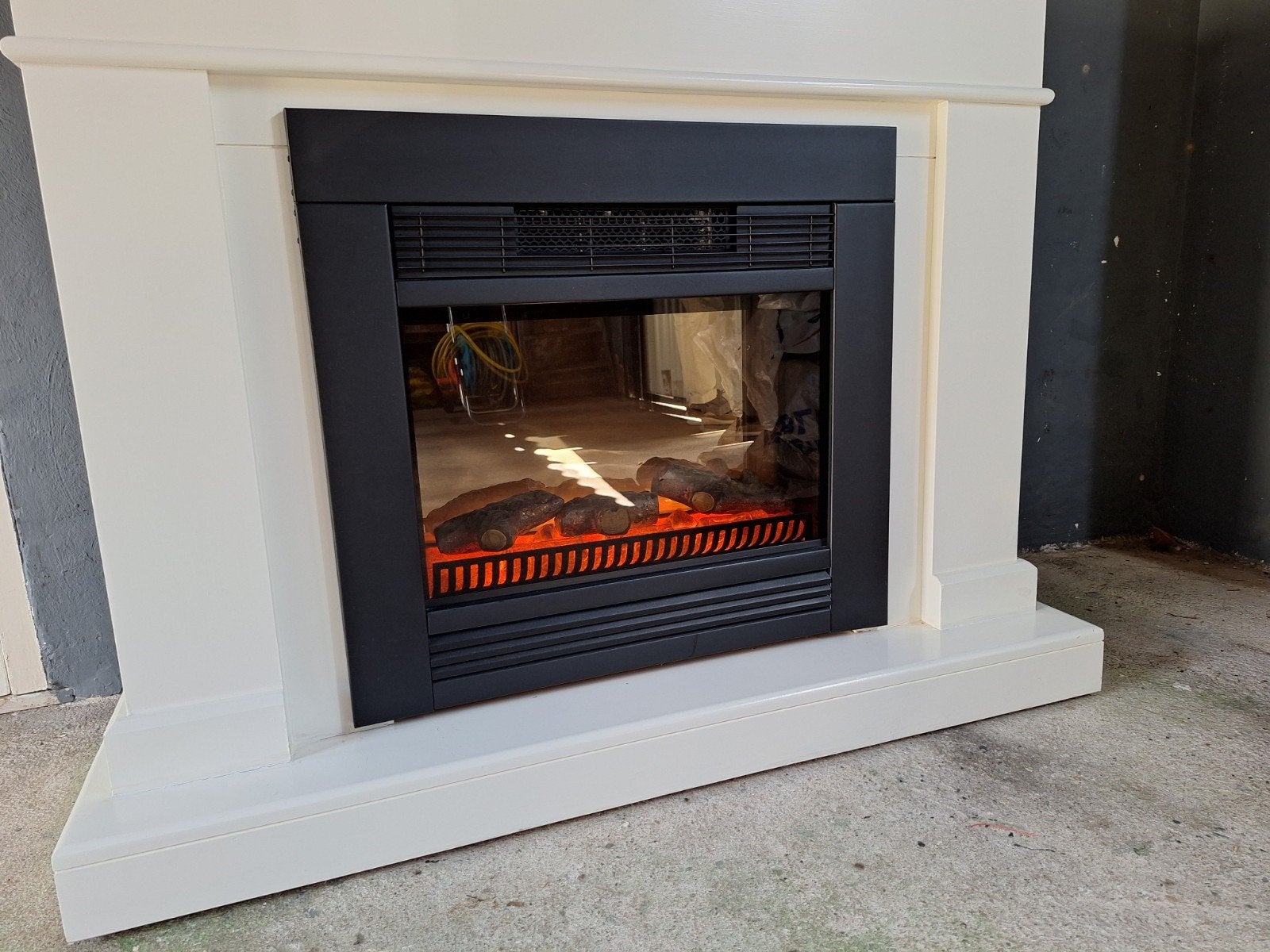 Elektrische Sfeerhaard Classic Fire AJ55 - Wit, Ophalen