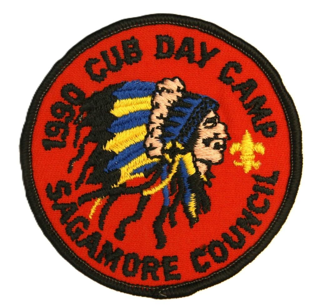 Patch - Embleem US Sagamore Council 1990, Ophalen of Verzenden, Zo goed als nieuw, Embleem, Speld of Insigne