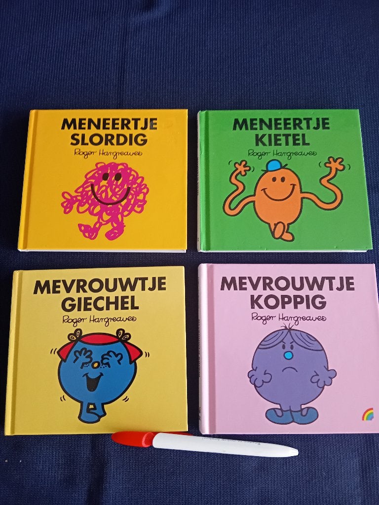 Meneertjes en mevrouwtjes. Roger Hargreaves., Ophalen of Verzenden, Zo goed als nieuw