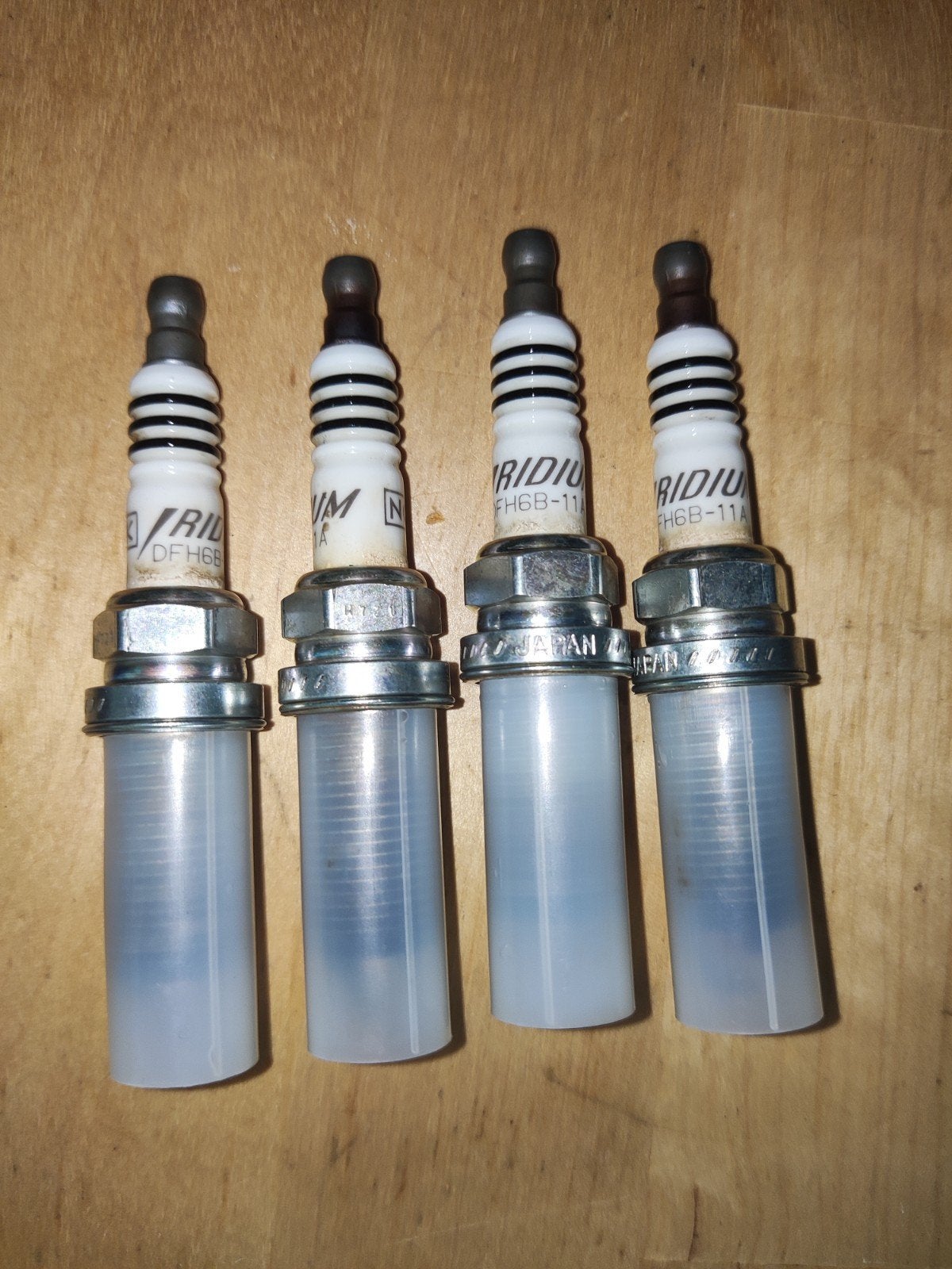 NGK Iridium bougies DFH6B11A (gebruikt), Auto-onderdelen, Motor en Toebehoren, Lexus, Ophalen of Verzenden