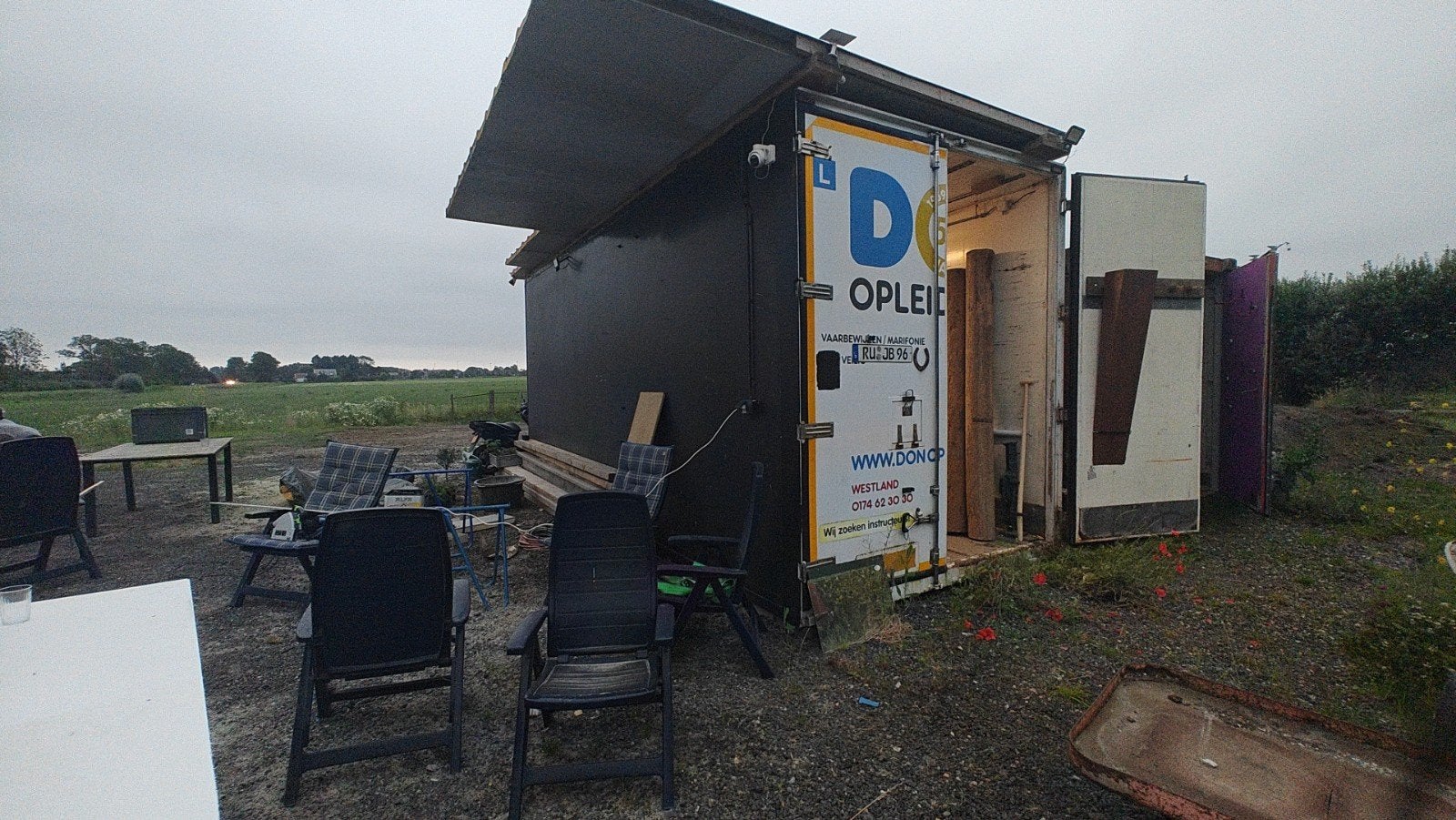 Geïsoleerde container 7x2.7 - Ideaal voor opslag of werkplek, Ophalen