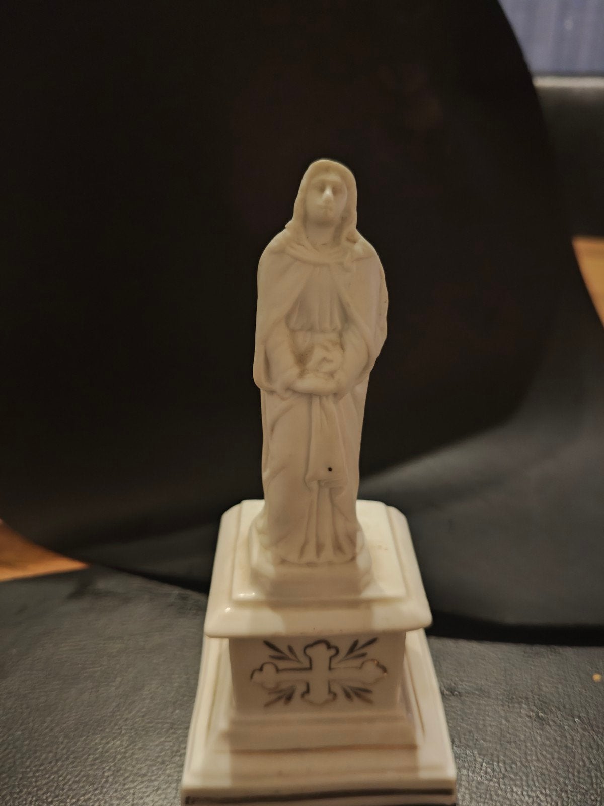 Puntgaaf Vintage Mariabeeldje - Religieus Beeld, Ophalen of Verzenden