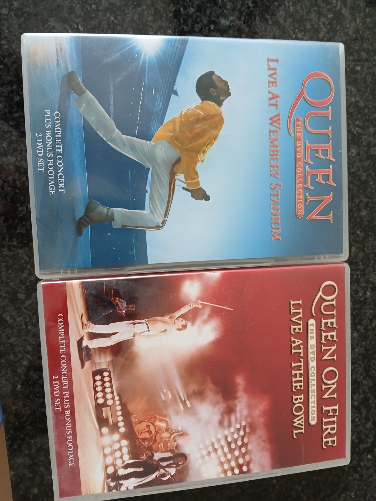 Queen DVD Collectie: Live at Wembley & Live at the Bowl, Alle leeftijden, Nederlands, Inclusief doosje, Ophalen of Verzenden