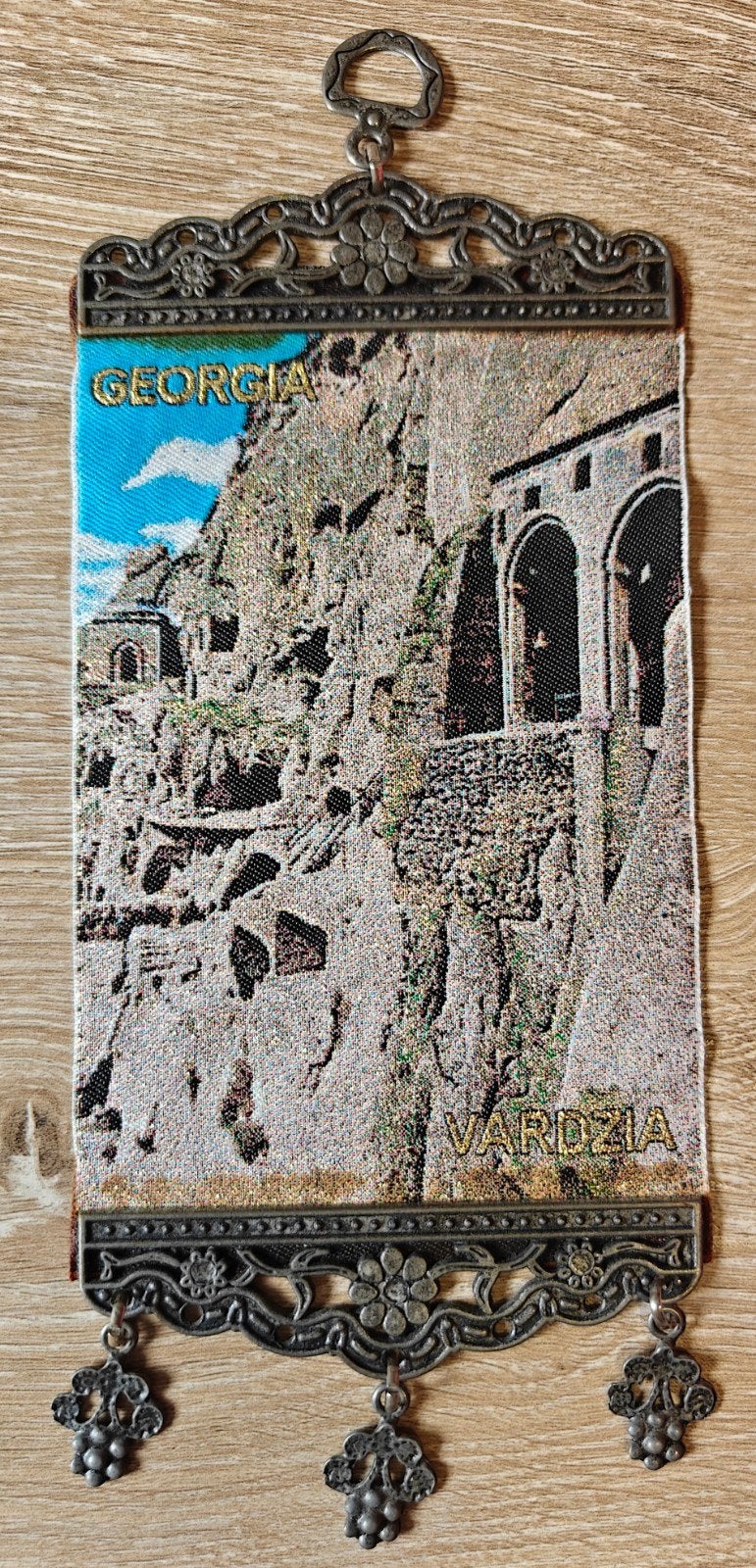 Georgië Vardzia mini wandkleed, Ophalen of Verzenden, Wanddecoratie