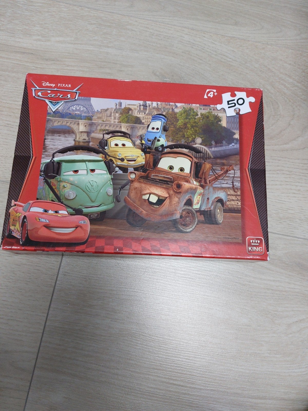 Cars puzzel, Ophalen of Verzenden, 10 tot 50 stukjes, Zo goed als nieuw, 4 tot 6 jaar
