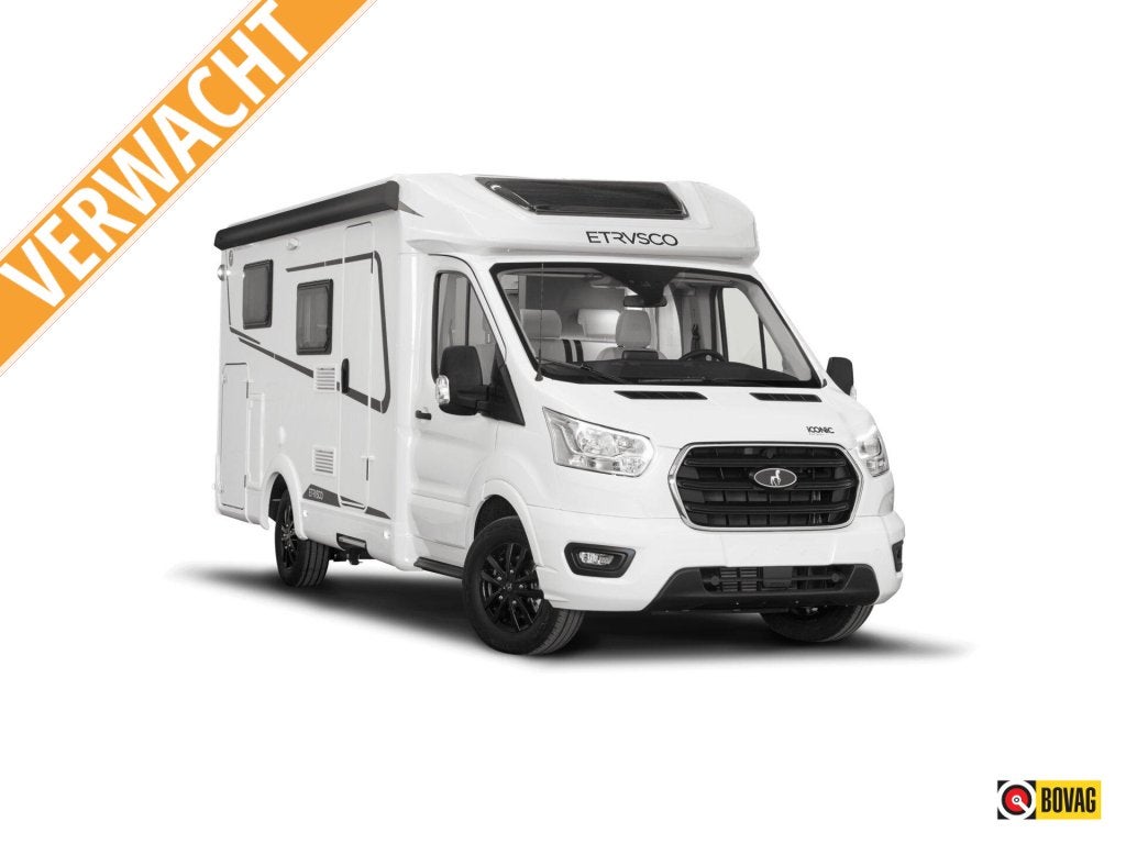 Etrusco V 6.8 SCF Compact, Face to Face, Caravans en Kamperen, Automaat, Ringverwarming, Ford, 6 tot 7 meter