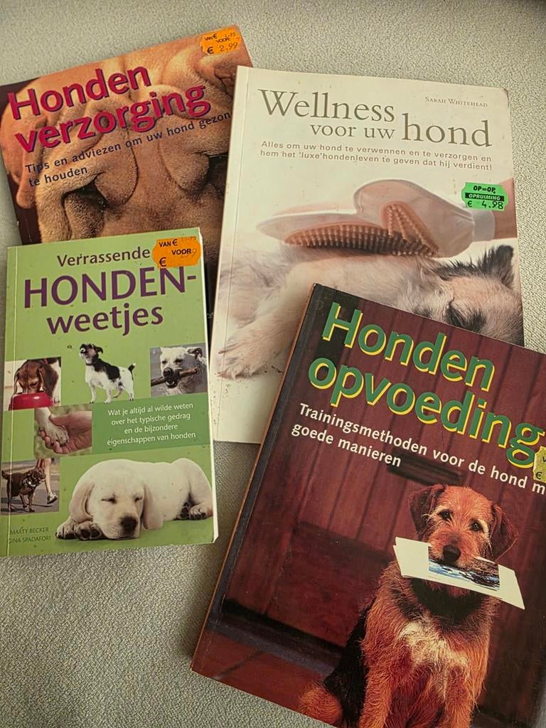 Boekenpakket: Honden Wellness, Voeding, Ophalen of Verzenden, Zo goed als nieuw, Honden