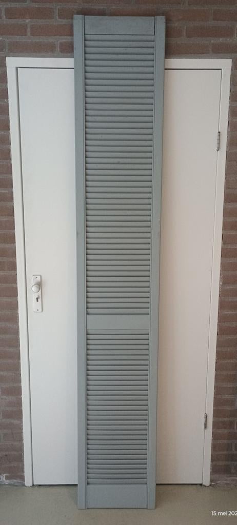 Louvre deur, Ophalen, Minder dan 80 cm, 215 cm of meer, Binnendeur