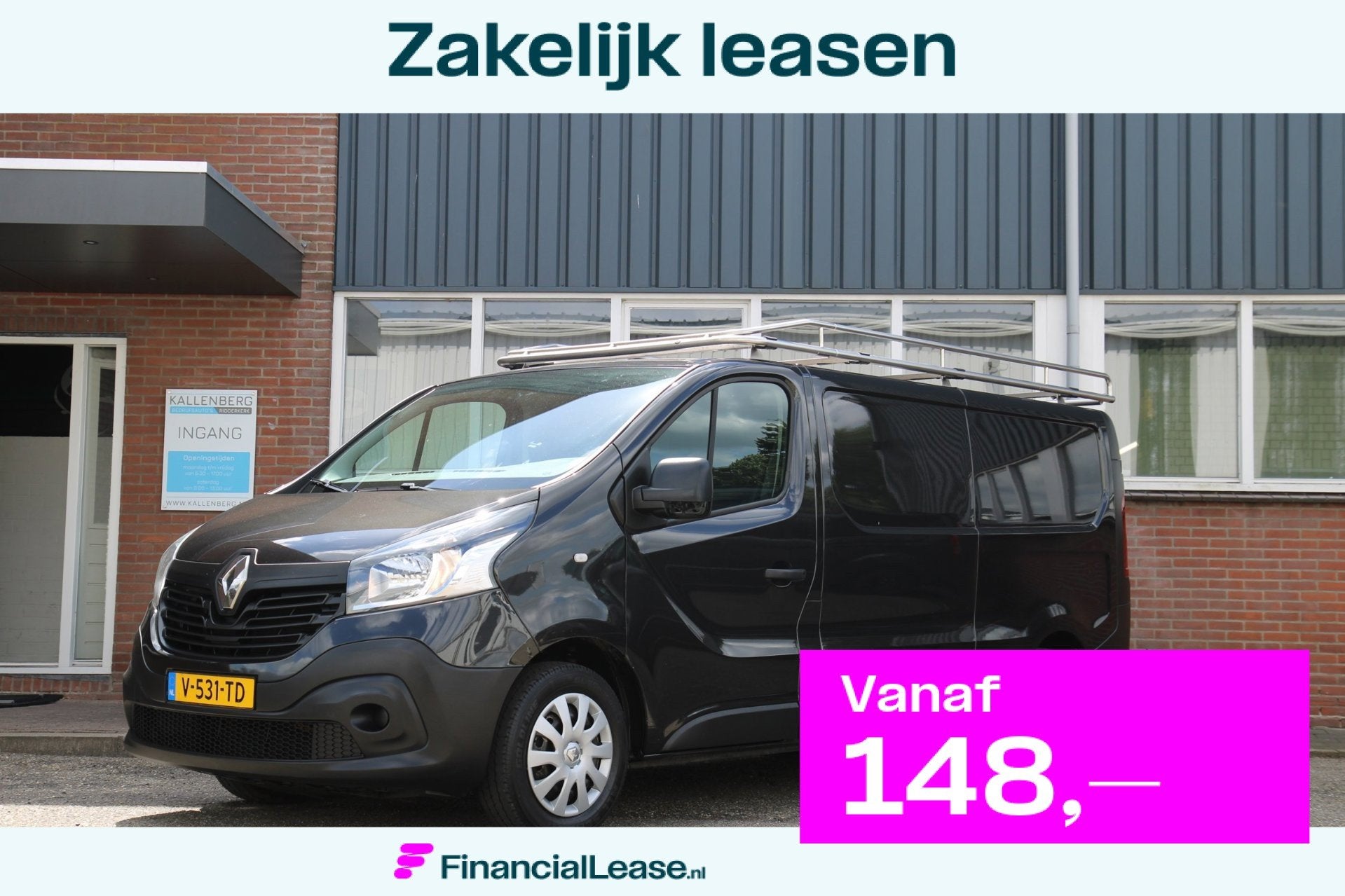 Renault Trafic 1.6 dCi T29 L2H1 Comfort *euro6* / Imperiaal, Gebruikt, 2000 kg, Renault, Zwart