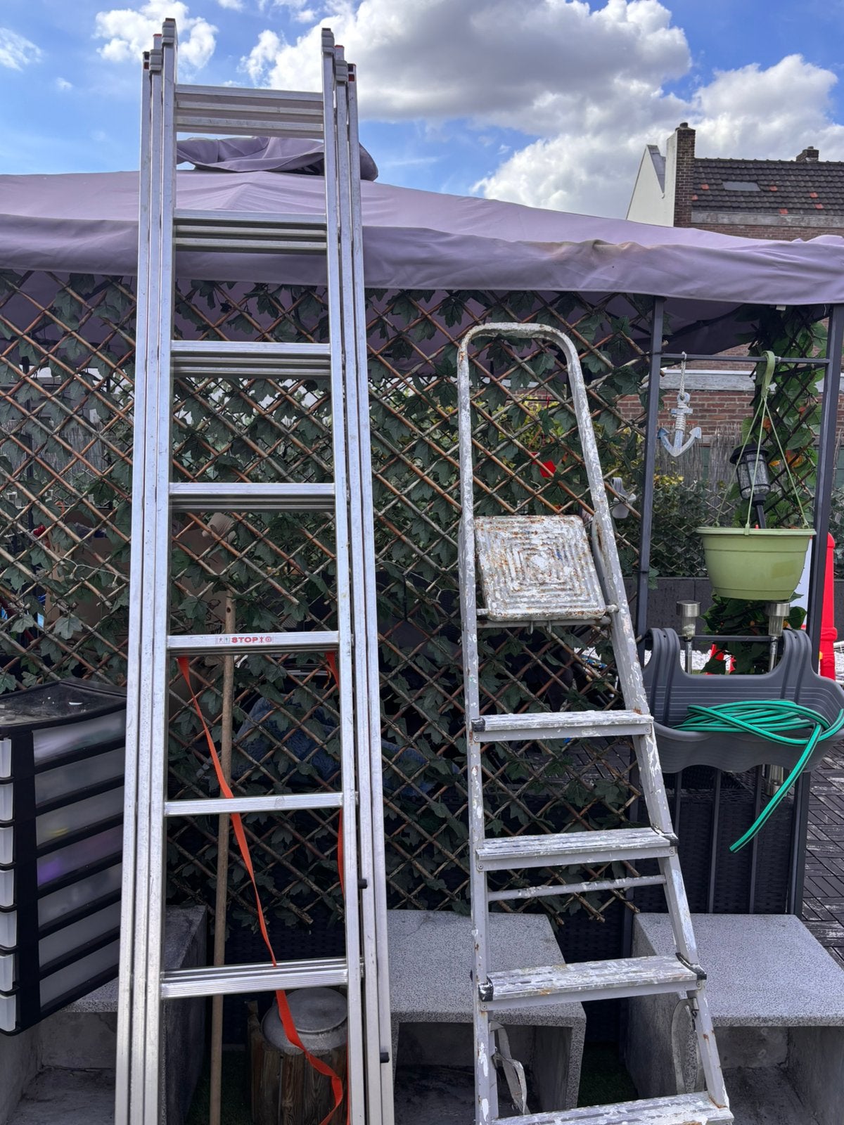 Ladders, Ophalen, Zo goed als nieuw, 4 meter of meer