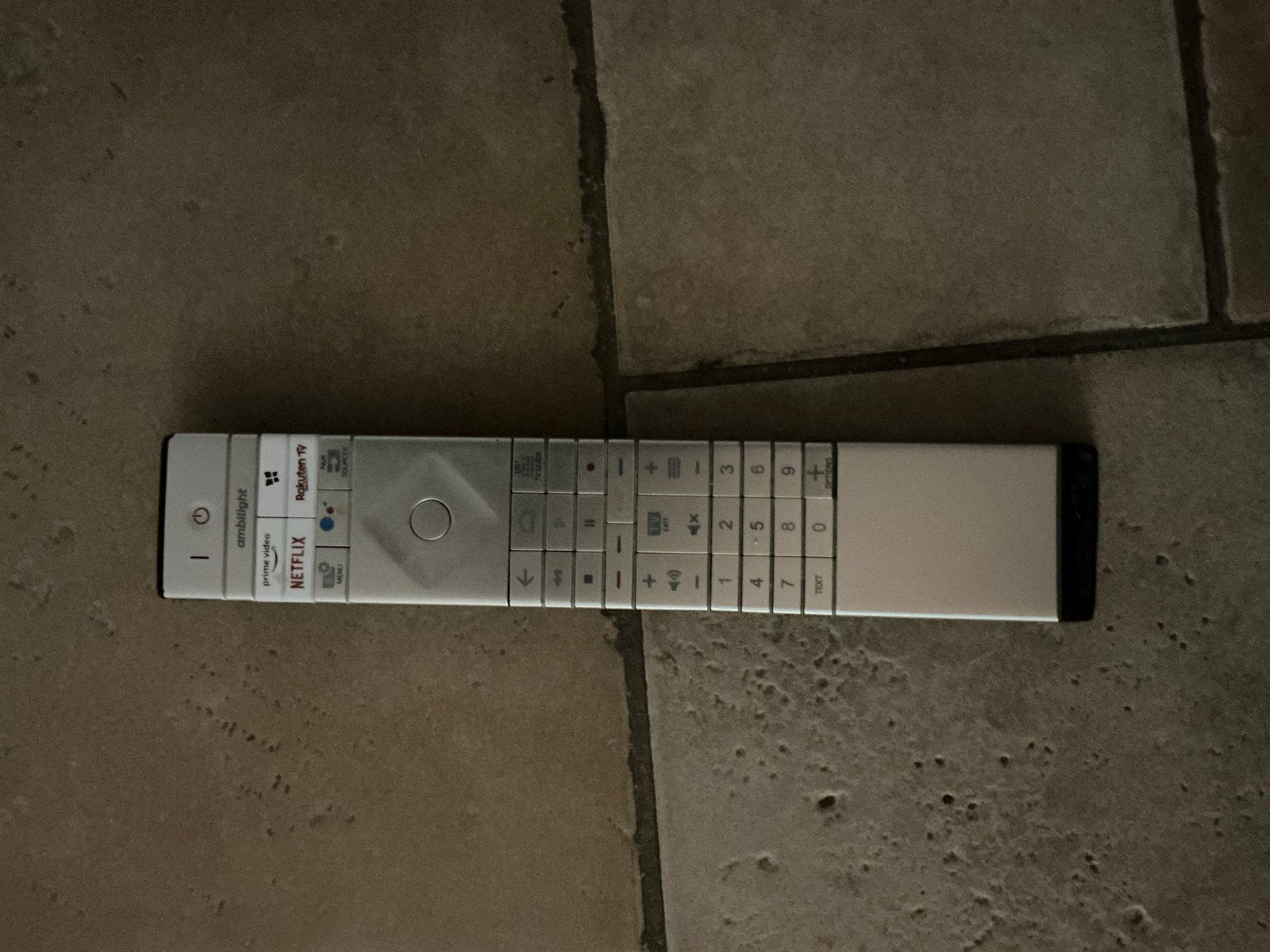 Philips afstandsbediening met toetsenbord en Netflix-knop, Ophalen of Verzenden, Zo goed als nieuw, Origineel, Tv