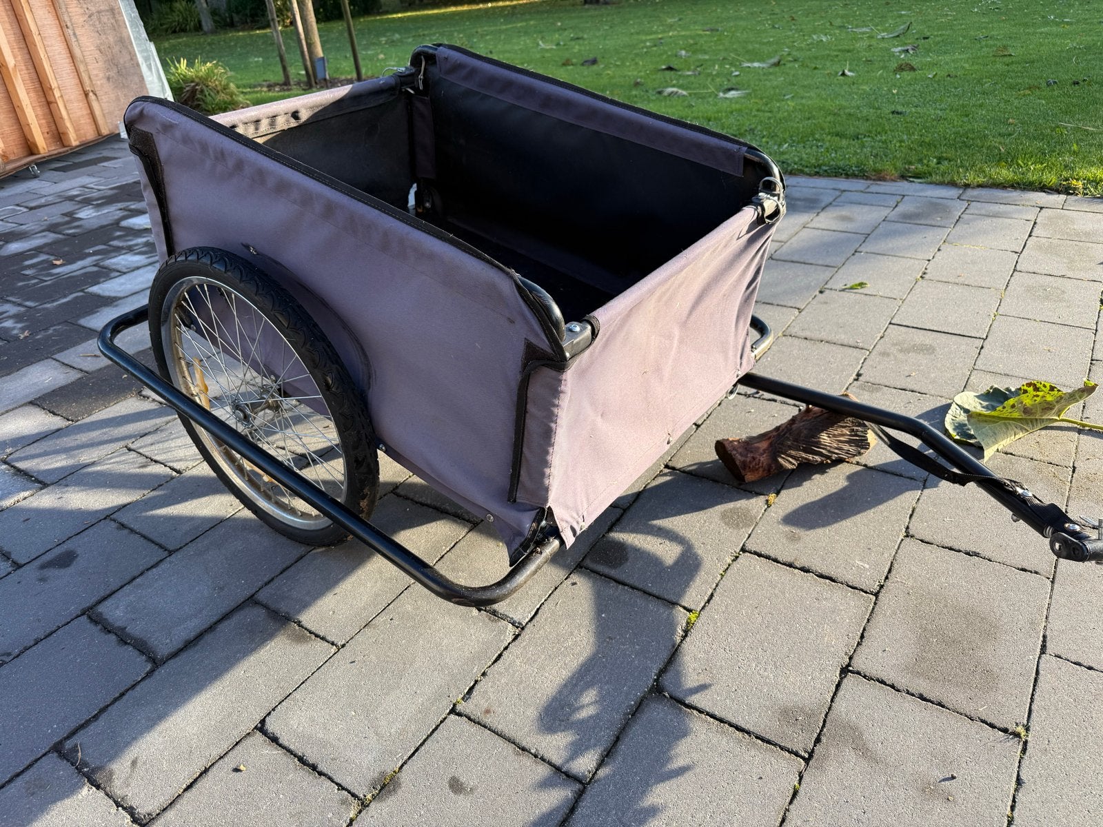 Fietskar met ruime laadruimte (75x55x35cm), Ophalen, Gebruikt, Opvouwbaar, Bagagekar