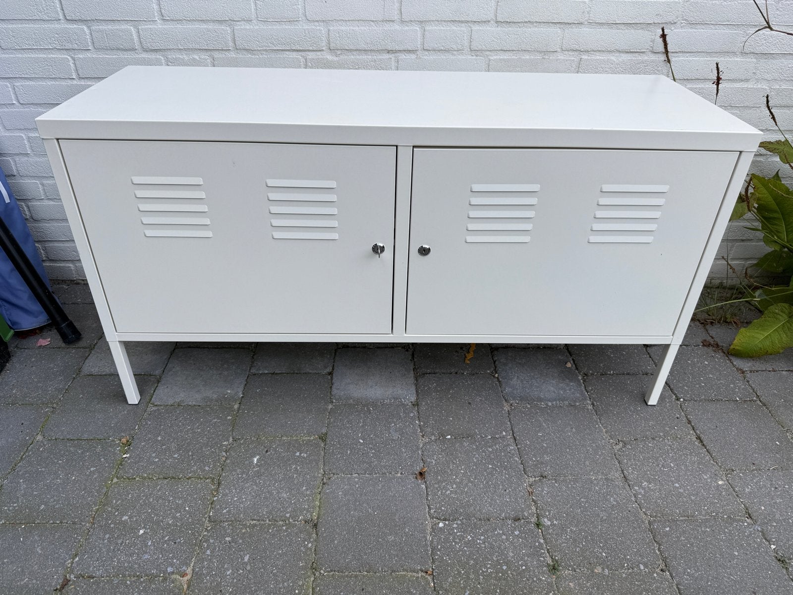 IKEA PS tv-meubel metaal 119x63, Ophalen, Gebruikt, 100 tot 150 cm, Minder dan 100 cm