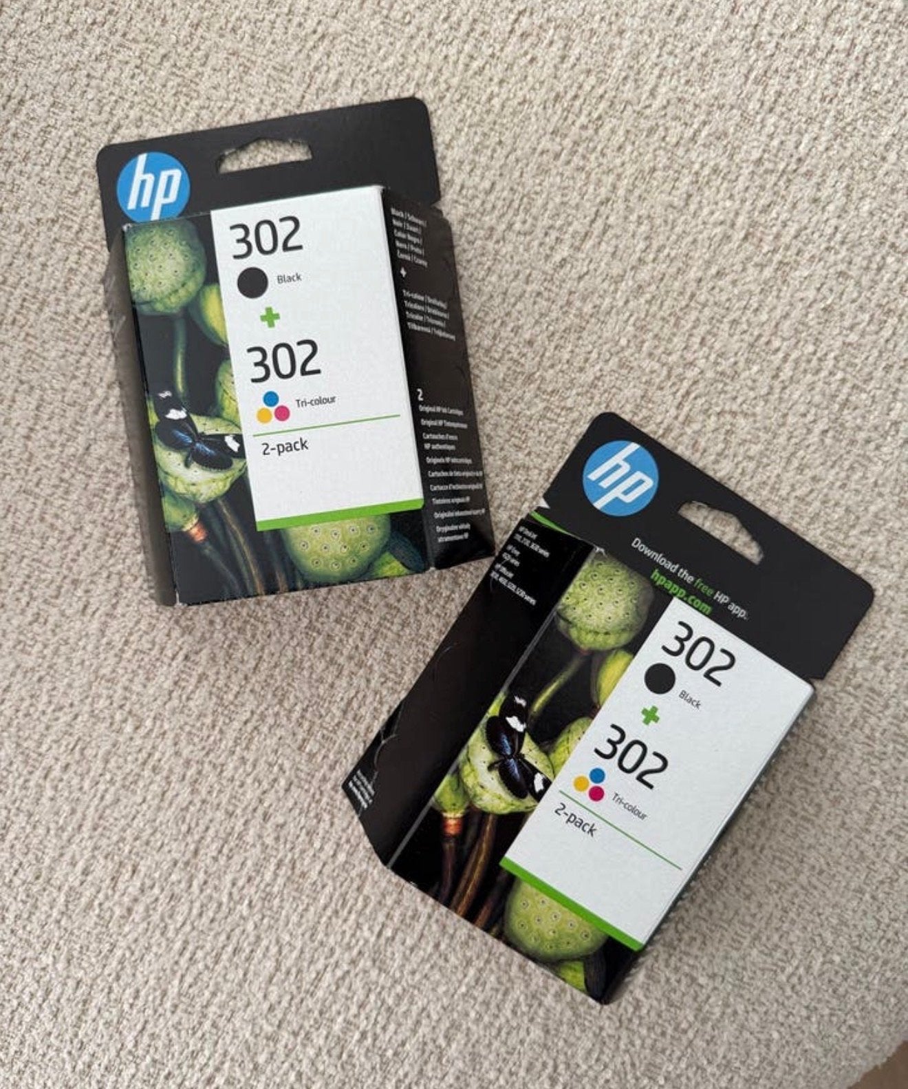 HP 302 Inktcartridges Zwart & Kleur 2-pack, Ophalen of Verzenden, Nieuw, Cartridge
