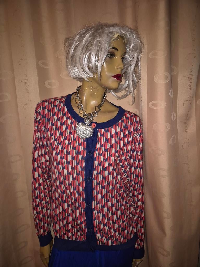 gebreid vest met geometrisch patroon van oilily maat XXL, Kleding | Dames, Truien en Vesten, Oilily, Maat 46/48 (XL) of groter