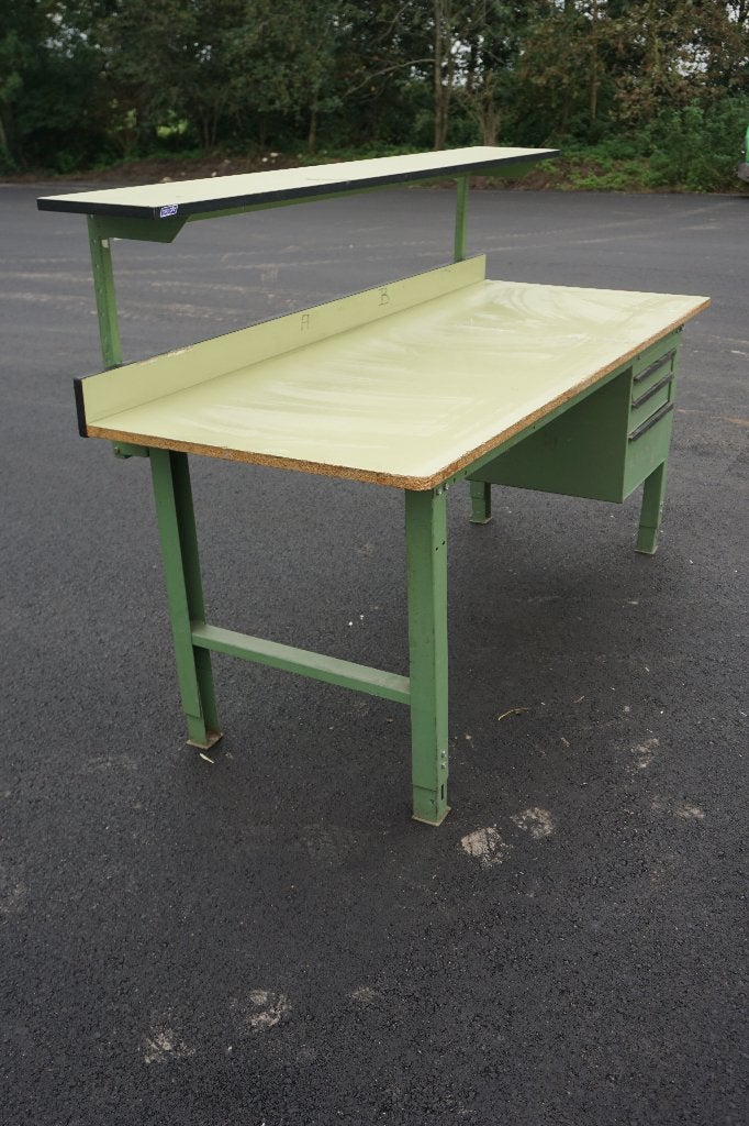 Degelijke werkbank inpaktafel magazijntafel, Doe-het-zelf en Verbouw, Ophalen, Gebruikt, 170 cm of meer