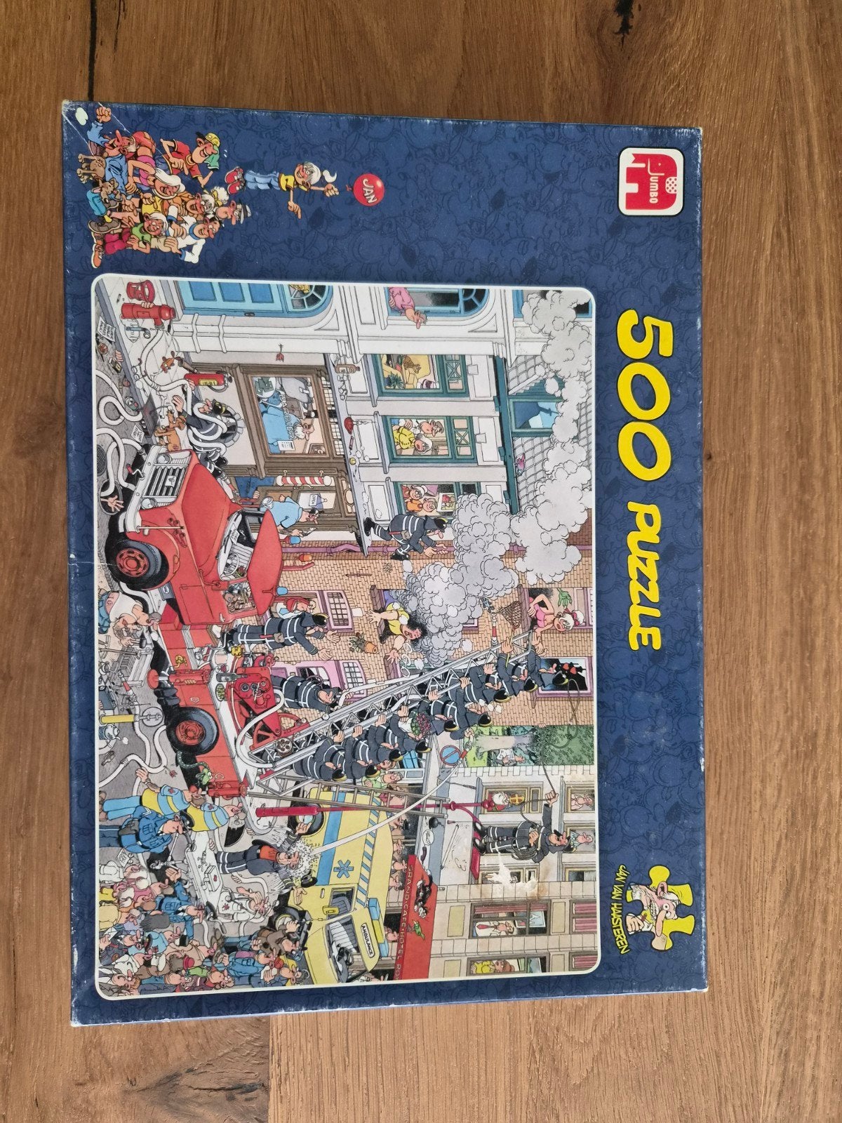 Jan van Haasteren 500 stukjes puzzel - Brandweer, Hobby en Vrije tijd, Denksport en Puzzels, Ophalen, Minder dan 500 stukjes, Gebruikt
