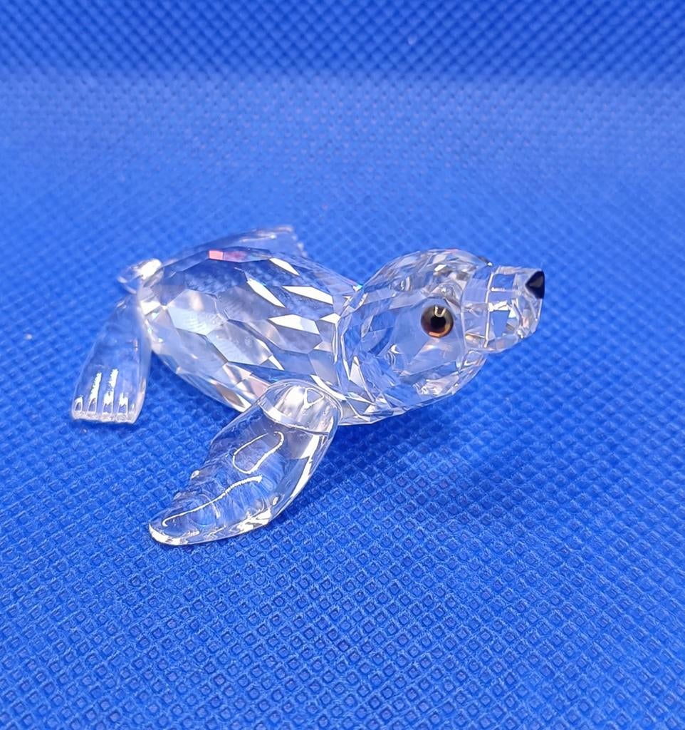 Swarovski zeehond, ., Ophalen of Verzenden, Zo goed als nieuw, Figuurtje