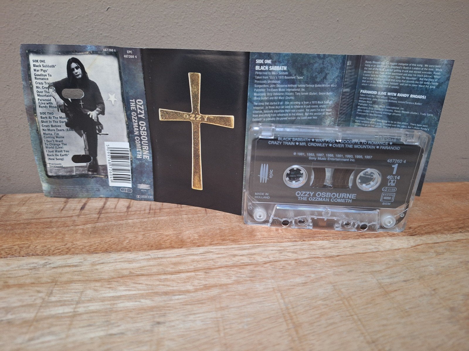 Zeldzame Ozzy Osbourne - The Ozzman Cometh Cassette, Gebruikt, 1 bandje, Ophalen of Verzenden, Origineel