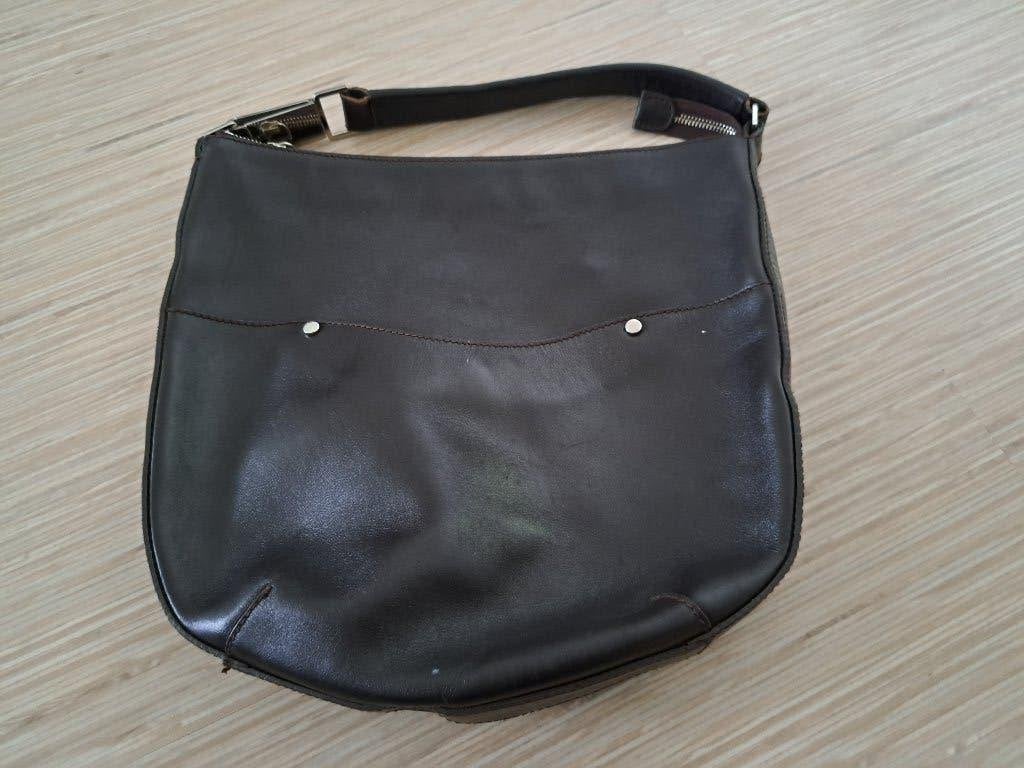 Vintage Furla schoudertas, Ophalen, Zo goed als nieuw, Bruin, Schoudertasje