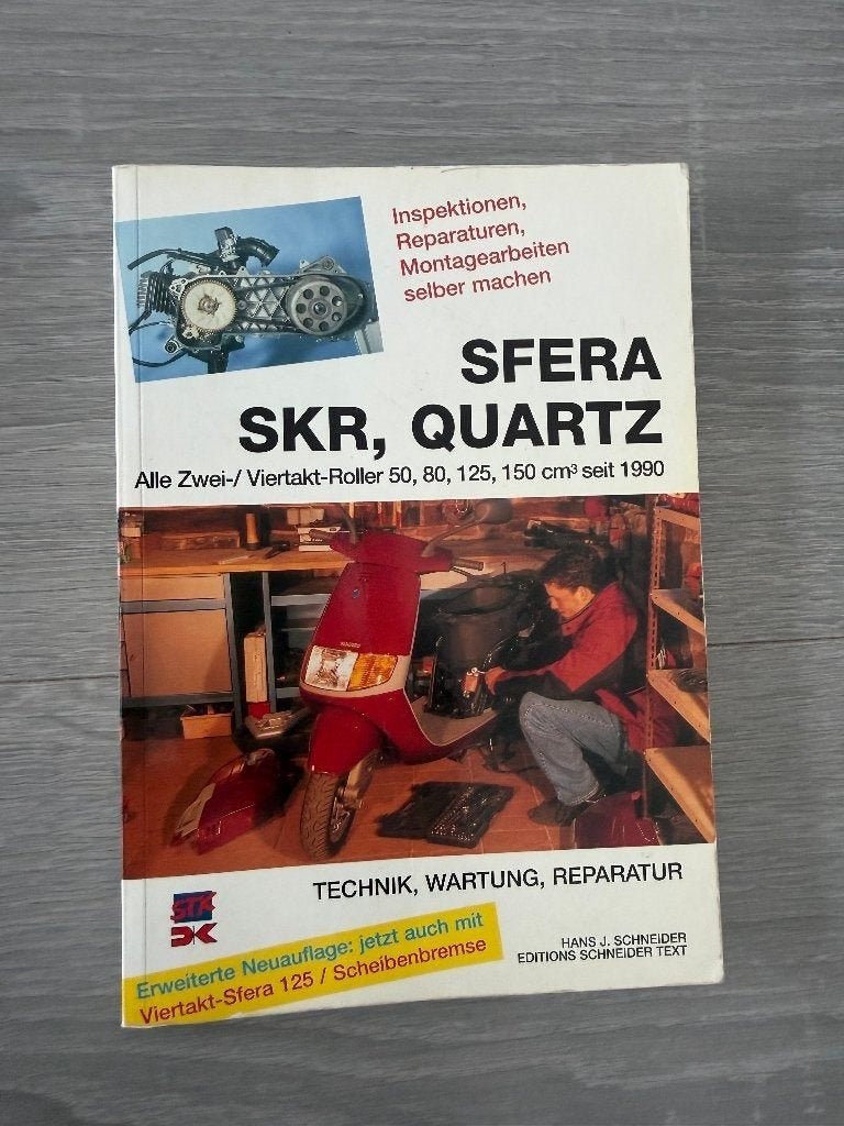 Reparatiehandboek Sfera, SKR, Quartz, Motoren, Ophalen of Verzenden