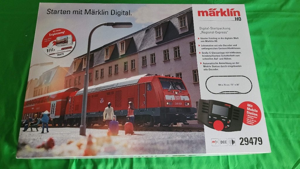 Marklin 29479 Digitale startset ‘Regional Express’, Ophalen, Wisselstroom, Treinset, Nieuw
