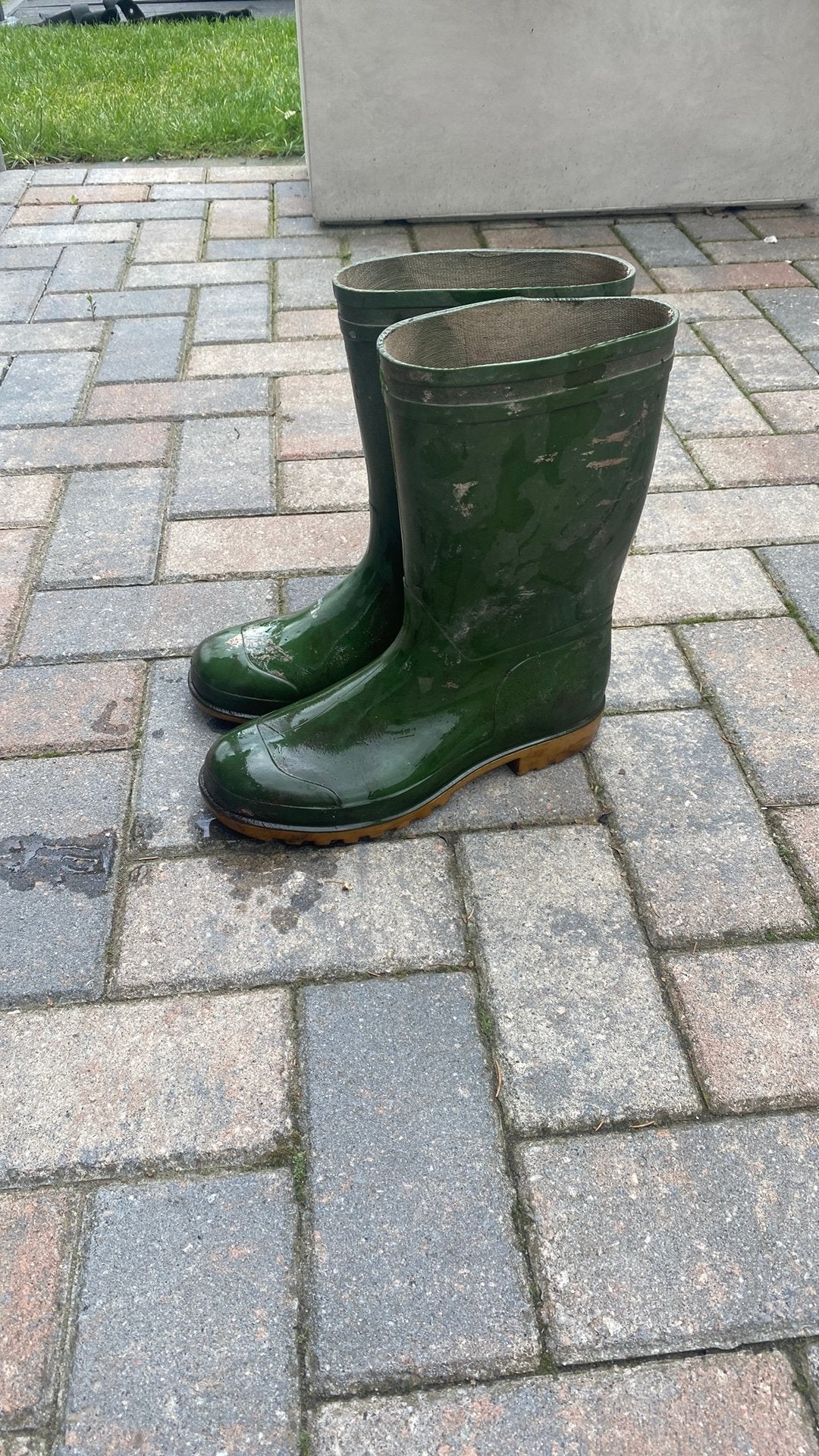 Laarzen maat 43, Tuin en Terras, Werkkleding, Ophalen, Zo goed als nieuw, Laarzen
