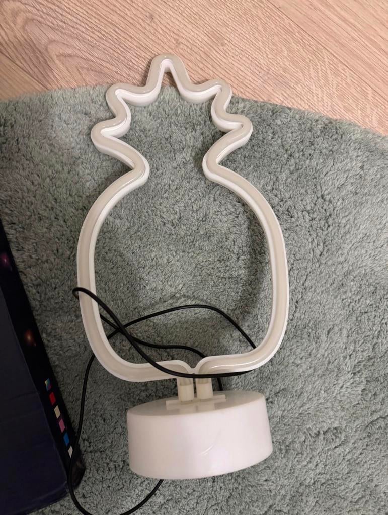 Neon Light Lamp Ananas Vorm - Sfeervolle Decoratie, Ophalen of Verzenden, Nieuw