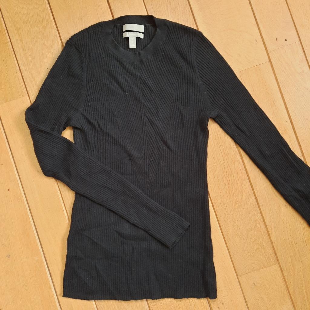 H&M trui zwart wool cashmere Blend maat M - als nieuw -, Maat 38/40 (M), H&M, Zwart, Ophalen of Verzenden