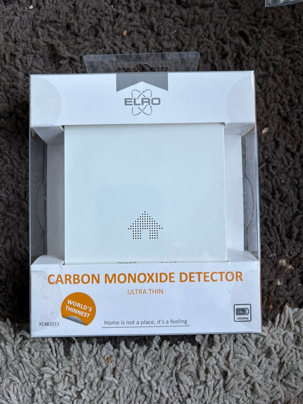 Elro ultra thin carbon monoxide detector, Ophalen of Verzenden, Nieuw, Detector, Sensor of Melder, Overige soorten